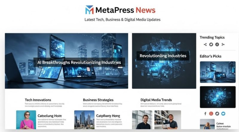 MetaPress News: Latest Tech, Business & Digital Media Updates