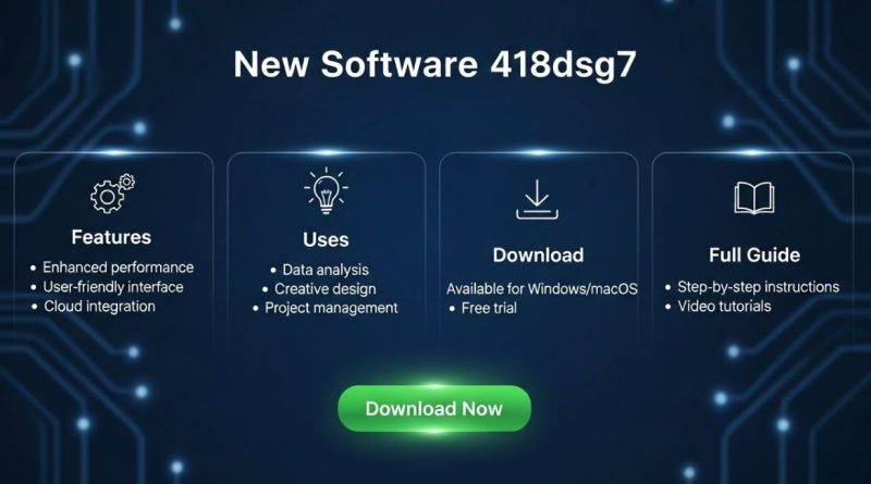 New Software 418dsg7: Features Uses Download & Full Guide