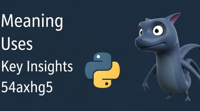 Python 54axhg5: Meaning Uses and Key Insights